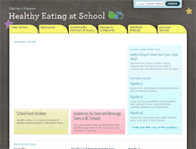 Tablet Screenshot of healthyeatingatschool.ca